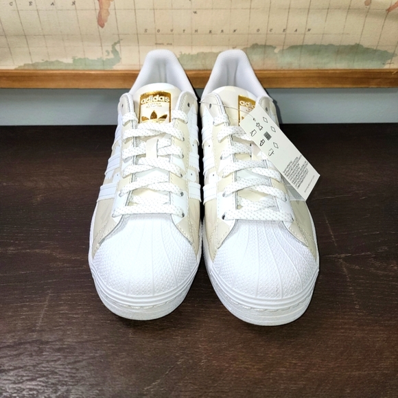 BRAND NEW Adidas Superstar Cloud White Camo "UNISEX" Women's Sz 8.5 Men's Sz 7 - Picture 2 of 5